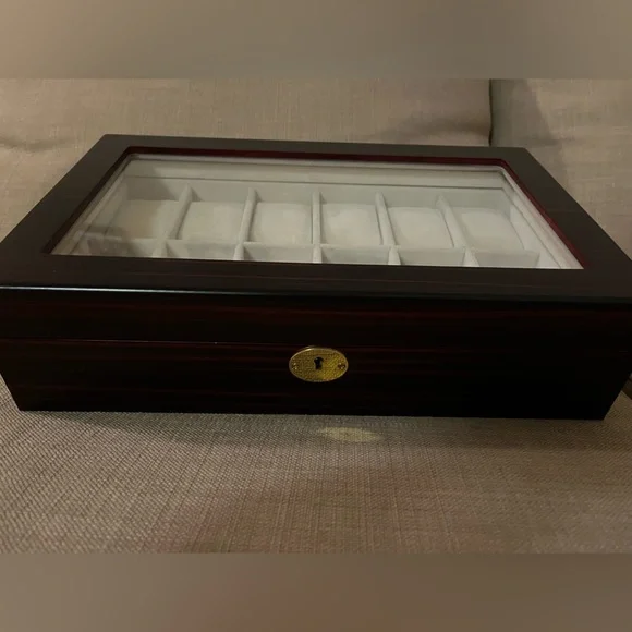 Cherry watch case watch box
